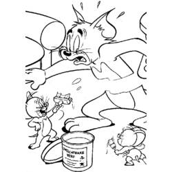 Dibujo para colorear: Tom and Jerry (Dibujos animados) #24229 - Dibujos para Colorear e Imprimir Gratis