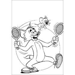 Dibujo para colorear: Tom and Jerry (Dibujos animados) #24231 - Dibujos para Colorear e Imprimir Gratis