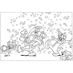 Dibujo para colorear: Tom and Jerry (Dibujos animados) #24240 - Dibujos para Colorear e Imprimir Gratis
