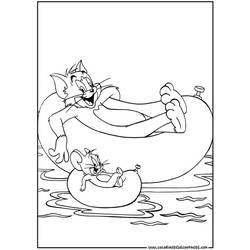 Dibujo para colorear: Tom and Jerry (Dibujos animados) #24244 - Dibujos para Colorear e Imprimir Gratis