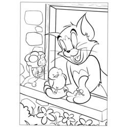 Dibujo para colorear: Tom and Jerry (Dibujos animados) #24248 - Dibujos para Colorear e Imprimir Gratis