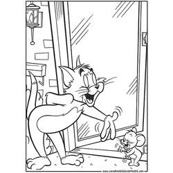 Dibujo para colorear: Tom and Jerry (Dibujos animados) #24256 - Dibujos para Colorear e Imprimir Gratis