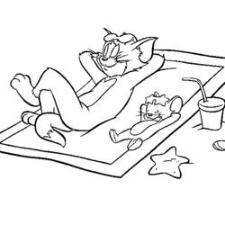 Dibujo para colorear: Tom and Jerry (Dibujos animados) #24271 - Dibujos para Colorear e Imprimir Gratis