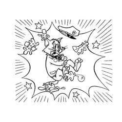 Dibujo para colorear: Tom and Jerry (Dibujos animados) #24280 - Dibujos para Colorear e Imprimir Gratis