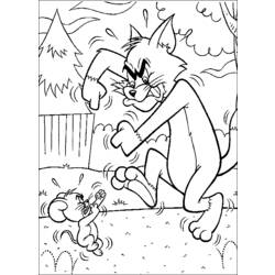 Dibujo para colorear: Tom and Jerry (Dibujos animados) #24320 - Dibujos para Colorear e Imprimir Gratis