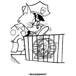 Dibujo para colorear: Tom and Jerry (Dibujos animados) #24331 - Dibujos para Colorear e Imprimir Gratis