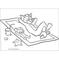 Dibujo para colorear: Tom and Jerry (Dibujos animados) #24356 - Dibujos para Colorear e Imprimir Gratis