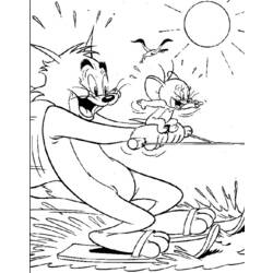 Dibujo para colorear: Tom and Jerry (Dibujos animados) #24357 - Dibujos para Colorear e Imprimir Gratis