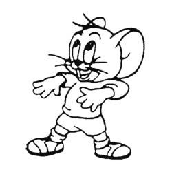 Dibujo para colorear: Tom and Jerry (Dibujos animados) #24359 - Dibujos para Colorear e Imprimir Gratis