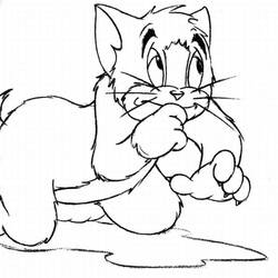 Dibujo para colorear: Tom and Jerry (Dibujos animados) #24363 - Dibujos para Colorear e Imprimir Gratis