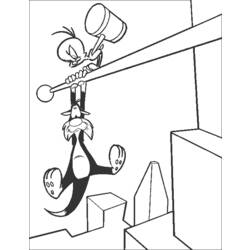 Dibujo para colorear: Tweety and Sylvester (Dibujos animados) #29216 - Dibujos para Colorear e Imprimir Gratis
