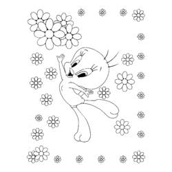 Dibujo para colorear: Tweety and Sylvester (Dibujos animados) #29257 - Dibujos para Colorear e Imprimir Gratis