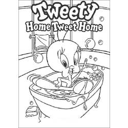 Dibujo para colorear: Tweety and Sylvester (Dibujos animados) #29283 - Dibujos para Colorear e Imprimir Gratis
