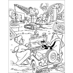 Dibujo para colorear: Tweety and Sylvester (Dibujos animados) #29302 - Dibujos para Colorear e Imprimir Gratis