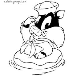 Dibujo para colorear: Tweety and Sylvester (Dibujos animados) #29374 - Dibujos para Colorear e Imprimir Gratis