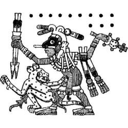 Dibujo para colorear: Mitología azteca (Dioses y diosas) #111530 - Dibujos para colorear