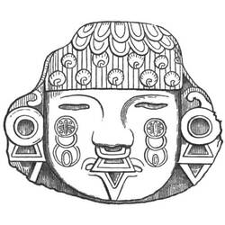 Dibujo para colorear: Mitología azteca (Dioses y diosas) #111566 - Dibujos para colorear