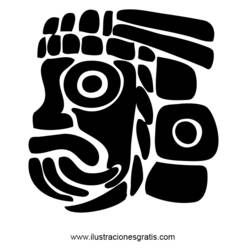 Dibujo para colorear: Mitología azteca (Dioses y diosas) #111717 - Dibujos para colorear