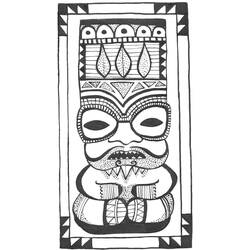 Dibujo para colorear: Mitología azteca (Dioses y diosas) #111718 - Dibujos para colorear