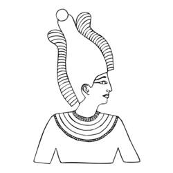 Dibujo para colorear: Mitología egipcia (Dioses y diosas) #111177 - Dibujos para colorear