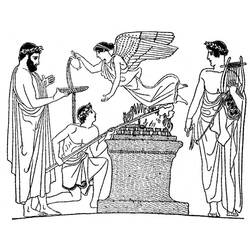 Dibujo para colorear: Mitología griega (Dioses y diosas) #109632 - Dibujos para Colorear e Imprimir Gratis