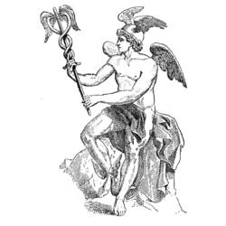 Dibujo para colorear: Mitología griega (Dioses y diosas) #109636 - Dibujos para Colorear e Imprimir Gratis
