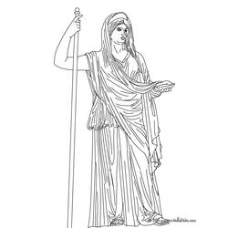 Dibujo para colorear: Mitología griega (Dioses y diosas) #109643 - Dibujos para colorear