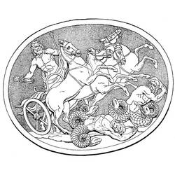 Dibujo para colorear: Mitología griega (Dioses y diosas) #109657 - Dibujos para Colorear e Imprimir Gratis
