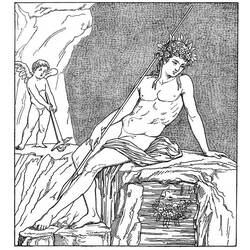 Dibujo para colorear: Mitología griega (Dioses y diosas) #109669 - Dibujos para Colorear e Imprimir Gratis
