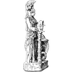 Dibujo para colorear: Mitología griega (Dioses y diosas) #109687 - Dibujos para Colorear e Imprimir Gratis