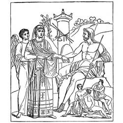 Dibujo para colorear: Mitología griega (Dioses y diosas) #109690 - Dibujos para Colorear e Imprimir Gratis