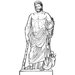 Dibujo para colorear: Mitología griega (Dioses y diosas) #109714 - Dibujos para Colorear e Imprimir Gratis