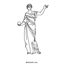 Dibujo para colorear: Mitología griega (Dioses y diosas) #109719 - Dibujos para Colorear e Imprimir Gratis
