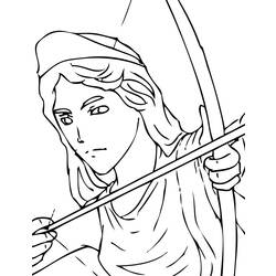 Dibujo para colorear: Mitología griega (Dioses y diosas) #109723 - Dibujos para colorear