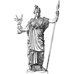 Dibujo para colorear: Mitología griega (Dioses y diosas) #109727 - Dibujos para Colorear e Imprimir Gratis