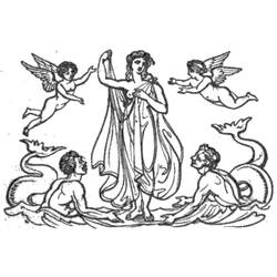 Dibujo para colorear: Mitología griega (Dioses y diosas) #109732 - Dibujos para Colorear e Imprimir Gratis