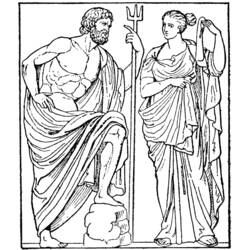 Dibujo para colorear: Mitología griega (Dioses y diosas) #109772 - Dibujos para colorear