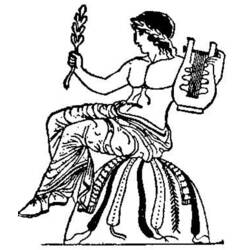 Dibujo para colorear: Mitología griega (Dioses y diosas) #109815 - Dibujos para Colorear e Imprimir Gratis