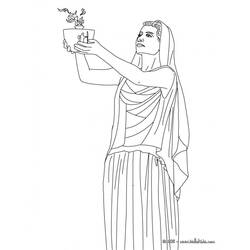 Dibujo para colorear: Mitología griega (Dioses y diosas) #109831 - Dibujos para Colorear e Imprimir Gratis