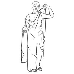 Dibujo para colorear: Mitología griega (Dioses y diosas) #109907 - Dibujos para Colorear e Imprimir Gratis