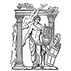 Dibujo para colorear: Mitología griega (Dioses y diosas) #109913 - Dibujos para Colorear e Imprimir Gratis
