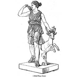 Dibujo para colorear: Mitología griega (Dioses y diosas) #109930 - Dibujos para Colorear e Imprimir Gratis