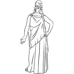 Dibujo para colorear: Mitología griega (Dioses y diosas) #109964 - Dibujos para colorear