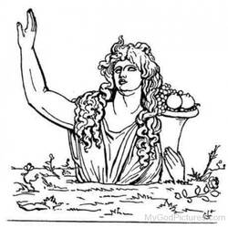 Dibujo para colorear: Mitología griega (Dioses y diosas) #109974 - Dibujos para Colorear e Imprimir Gratis