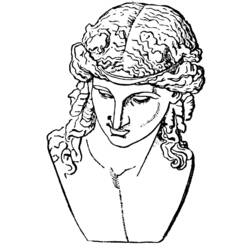 Dibujo para colorear: Mitología griega (Dioses y diosas) #110008 - Dibujos para Colorear e Imprimir Gratis