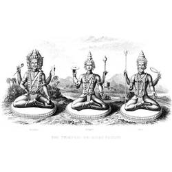 Dibujo para colorear: Mitología hindú (Dioses y diosas) #109213 - Dibujos para Colorear e Imprimir Gratis