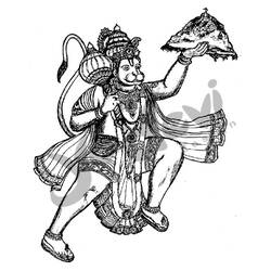 Dibujo para colorear: Mitología hindú (Dioses y diosas) #109351 - Dibujos para colorear