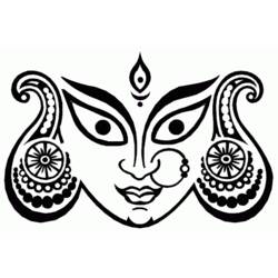 Dibujo para colorear: Mitología hindú (Dioses y diosas) #109447 - Dibujos para colorear