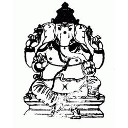 Dibujo para colorear: Mitología hindú (Dioses y diosas) #109493 - Dibujos para Colorear e Imprimir Gratis