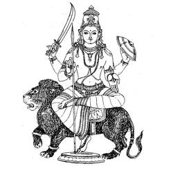 Dibujo para colorear: Mitología hindú (Dioses y diosas) #109514 - Dibujos para Colorear e Imprimir Gratis